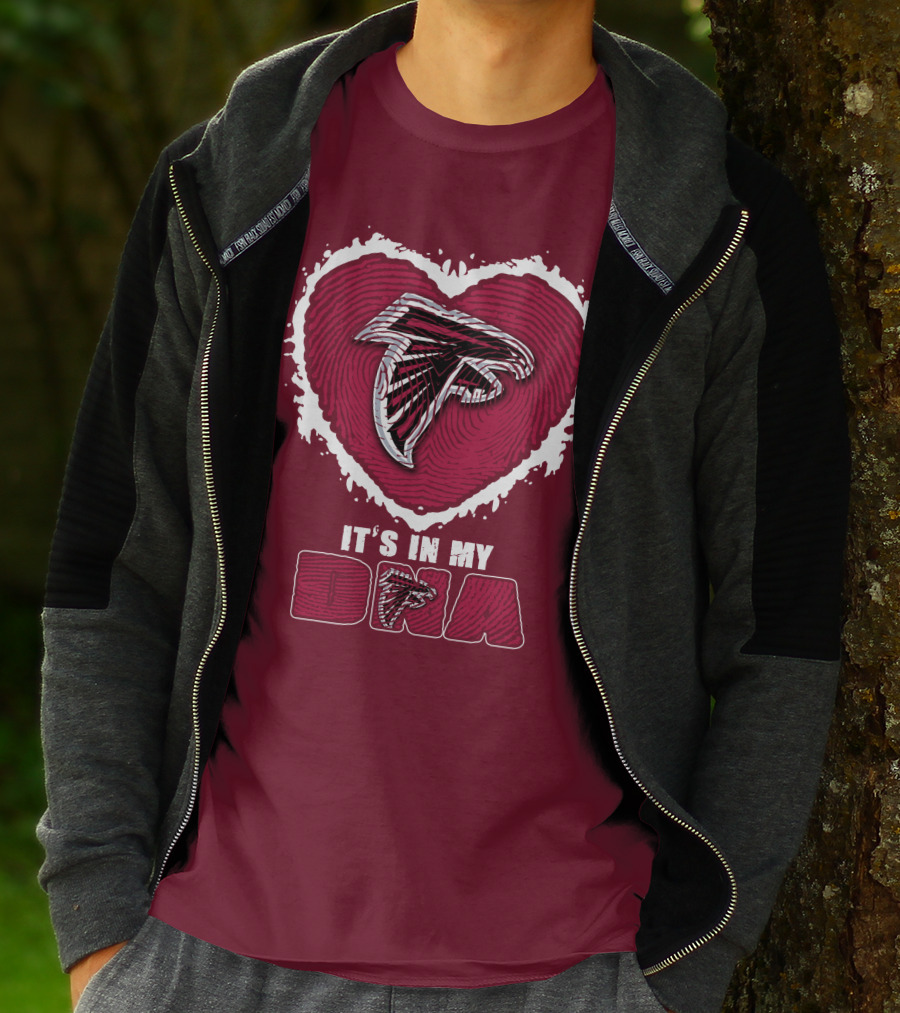 Atlanta Falcons Heart It's In My Dna T-Shirt