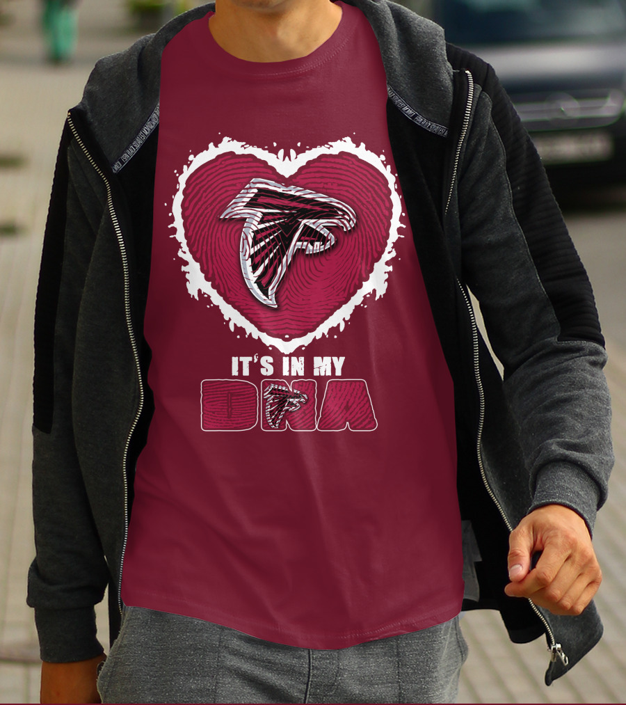 Atlanta Falcons Heart It's In My Dna T-Shirt