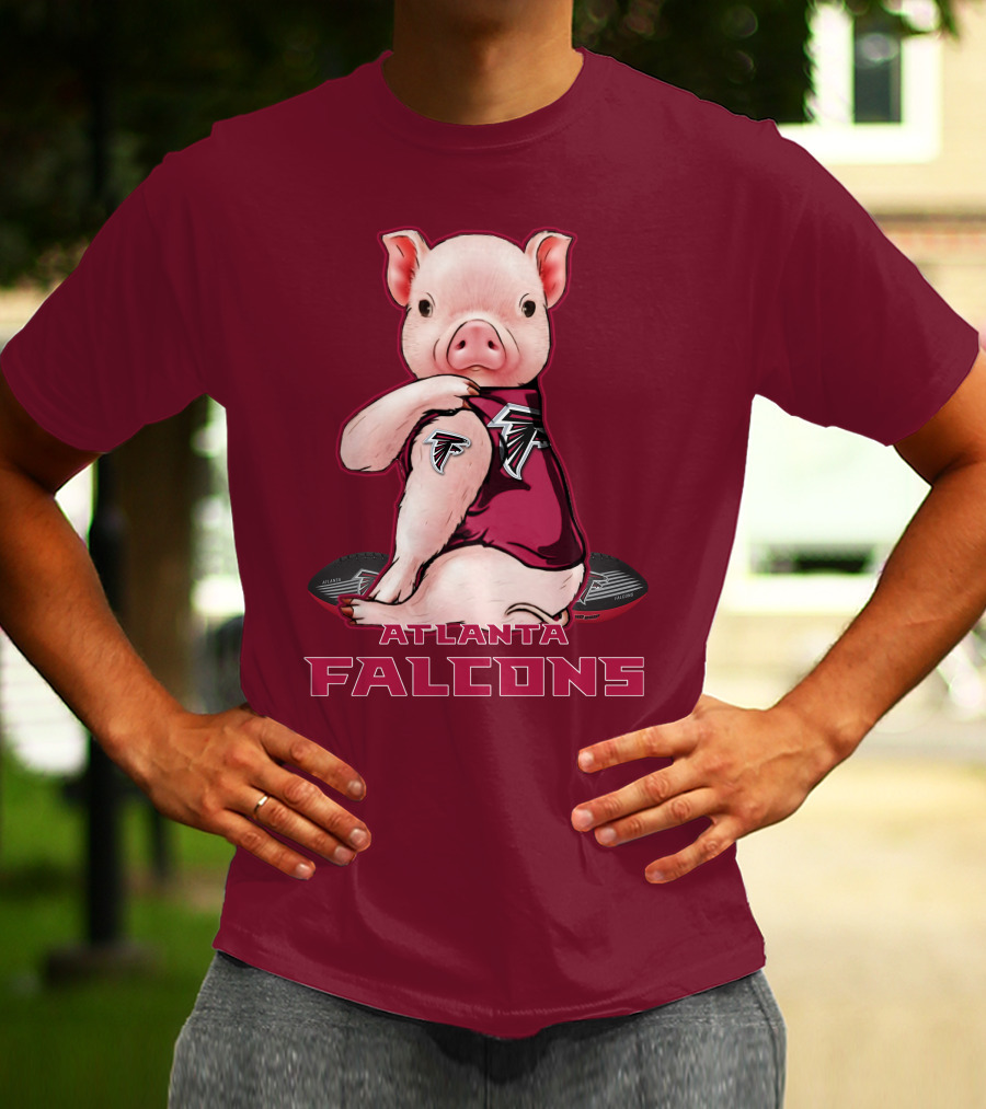 Atlanta Falcons Pig Mascot T-Shirt