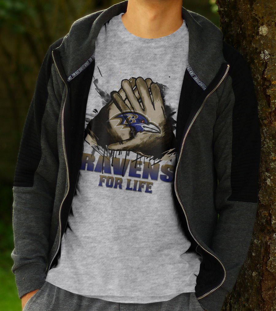 Ravens For Life Baltimore 28 T-Shirt