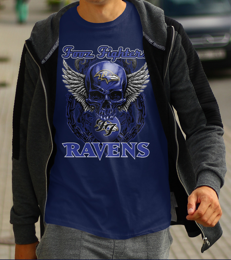 Foo Fighters Ravens Baltimore F7 T-Shirt