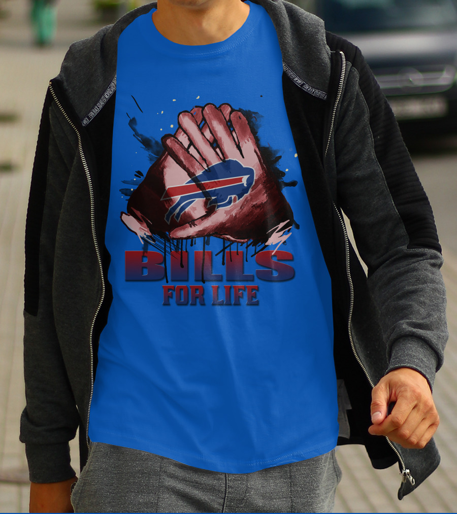 Buffalo Bills For Life Fan Spirit T-Shirt