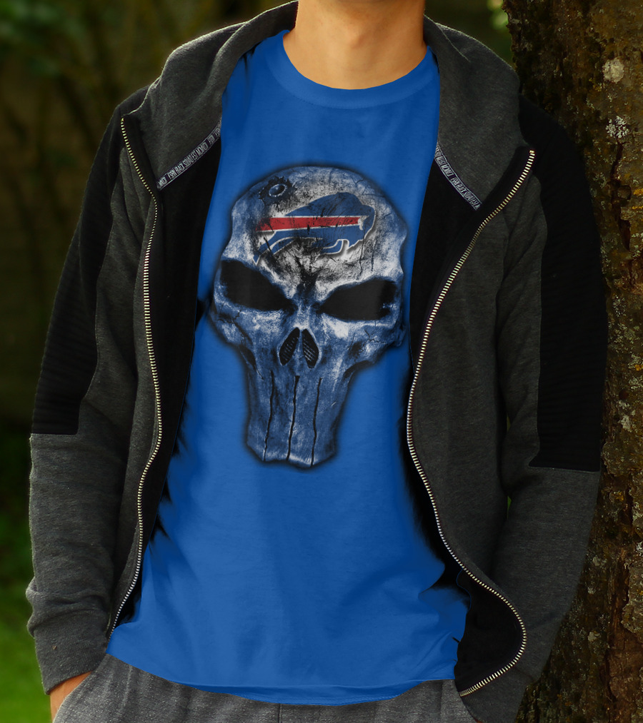 Buffalo Bills Skull Icon T-Shirt