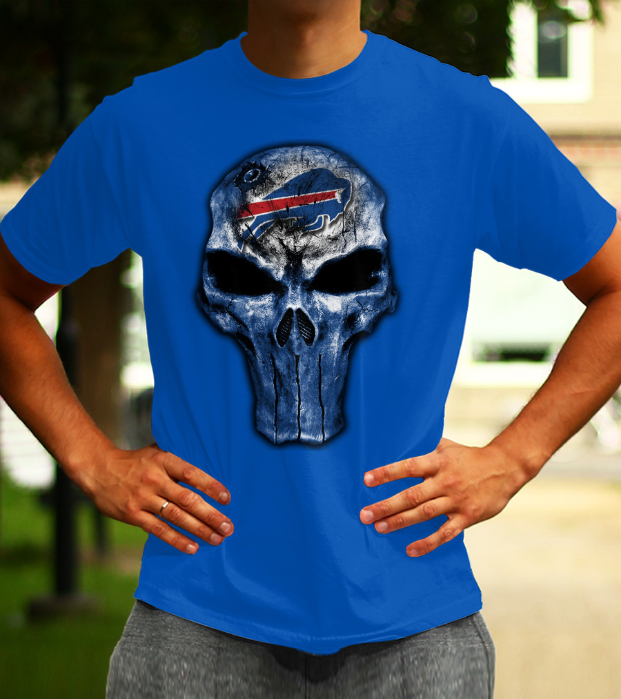 Buffalo Bills Skull Icon T-Shirt