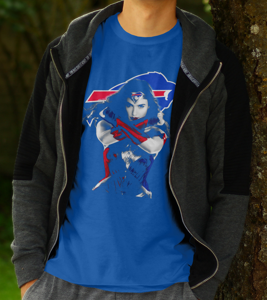 Buffalo Bills Wonder Woman Crossover T-Shirt