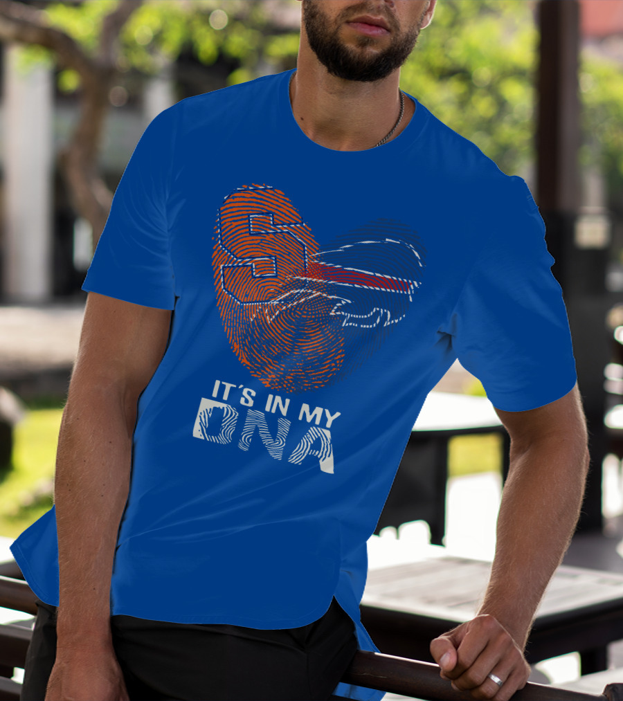 Buffalo Bills It's In My Dna Fingerprint Heart T-Shirt