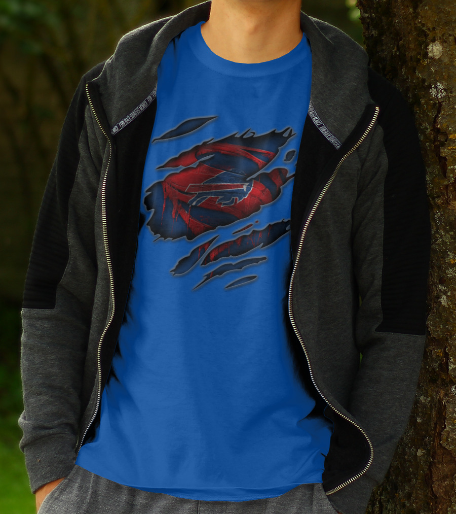 Buffalo Bills Logo Claw Design 81 T-Shirt