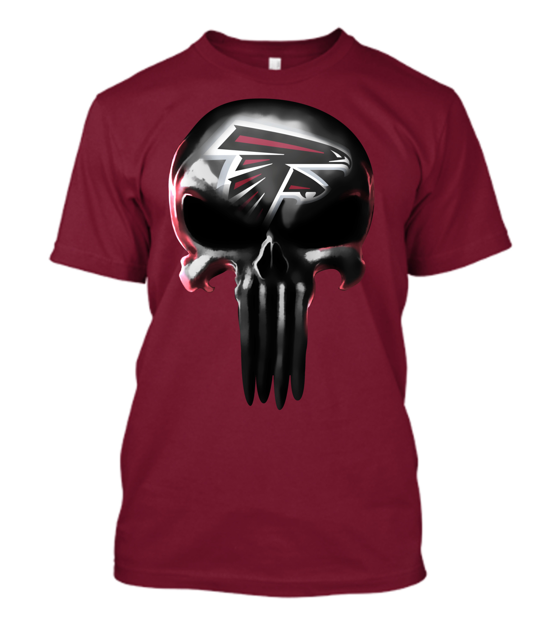 Atlanta Falcons Skull Logo T-Shirt