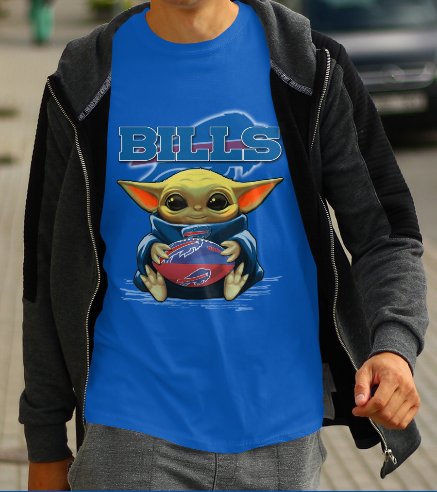 Buffalo Bills Yoda Football T-Shirt