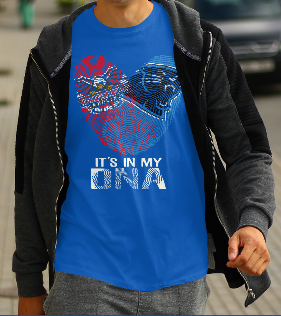 Carolina Panthers Tampa Bay Buccaneers It's In My Dna T-Shirt