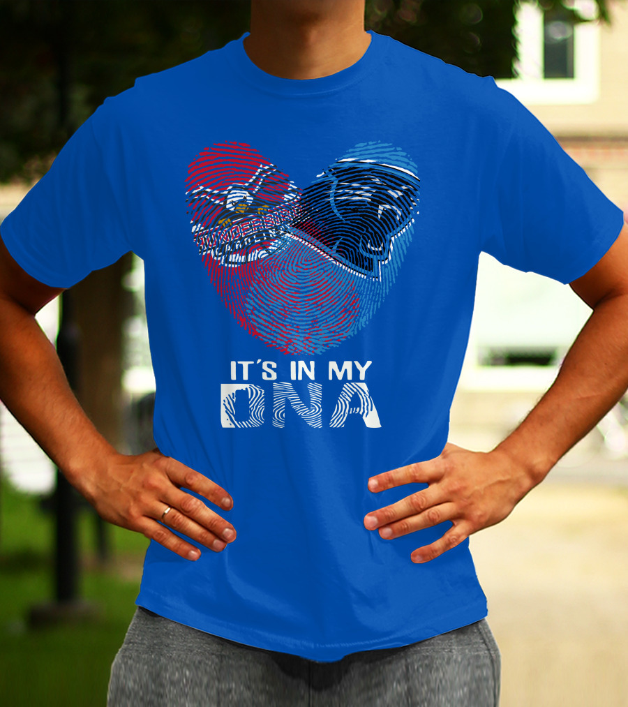 Carolina Panthers Tampa Bay Buccaneers It's In My Dna T-Shirt