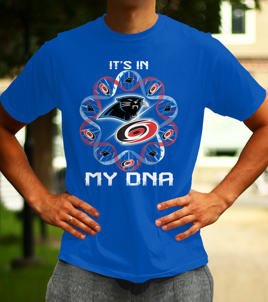Carolina Panthers And Hurricanes It's In My Dna T-Shirt