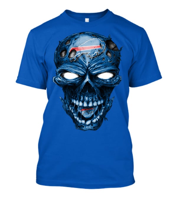 Buffalo Bills Skull Logo Horror T-Shirt
