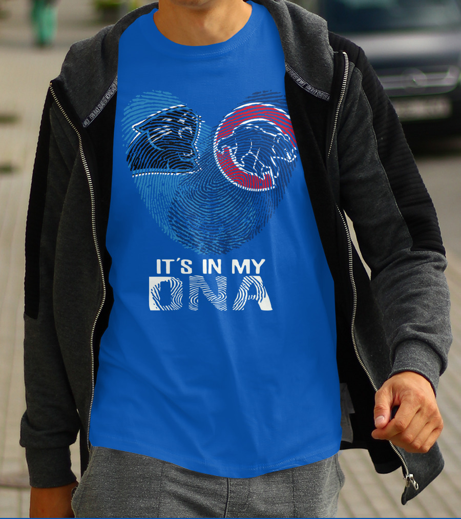 Carolina Panthers Buffalo Bills It's In My Dna T-Shirt