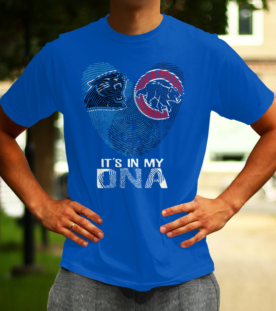 Carolina Panthers Buffalo Bills It's In My Dna T-Shirt