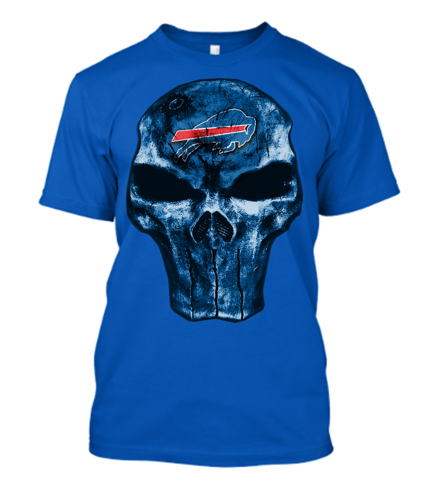 Buffalo Bills Skull Fan T-Shirt