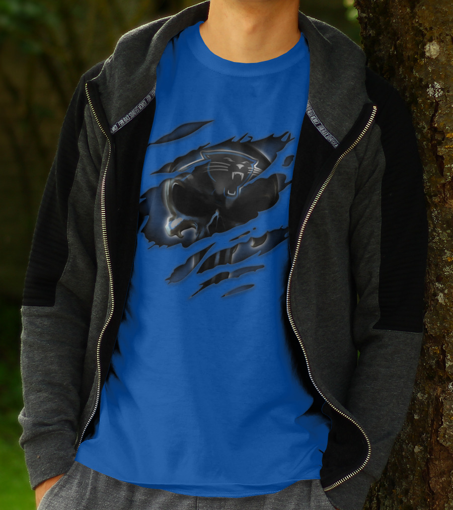 Carolina Panthers 49 Claw Mark T-Shirt