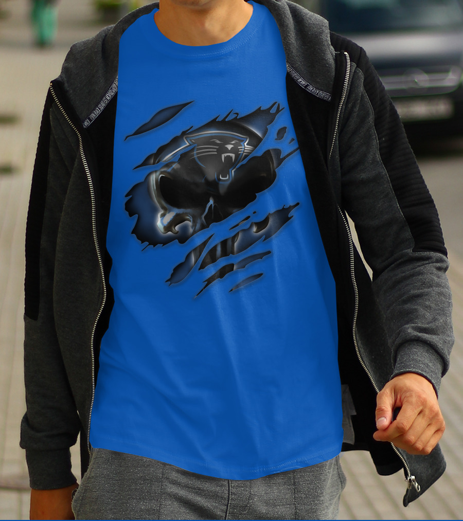 Carolina Panthers 49 Claw Mark T-Shirt