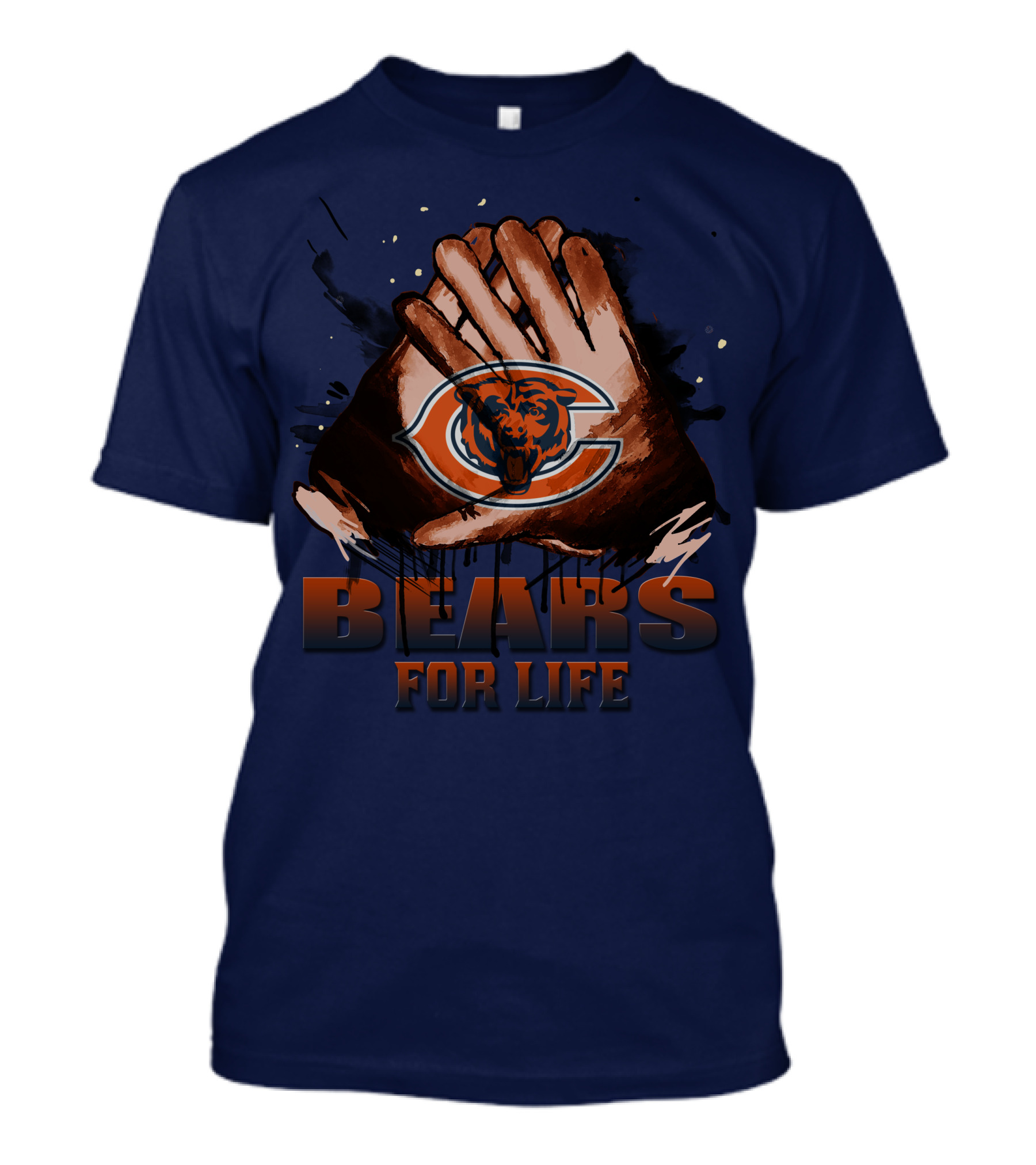 Chicago Bears For Life Logo T-Shirt