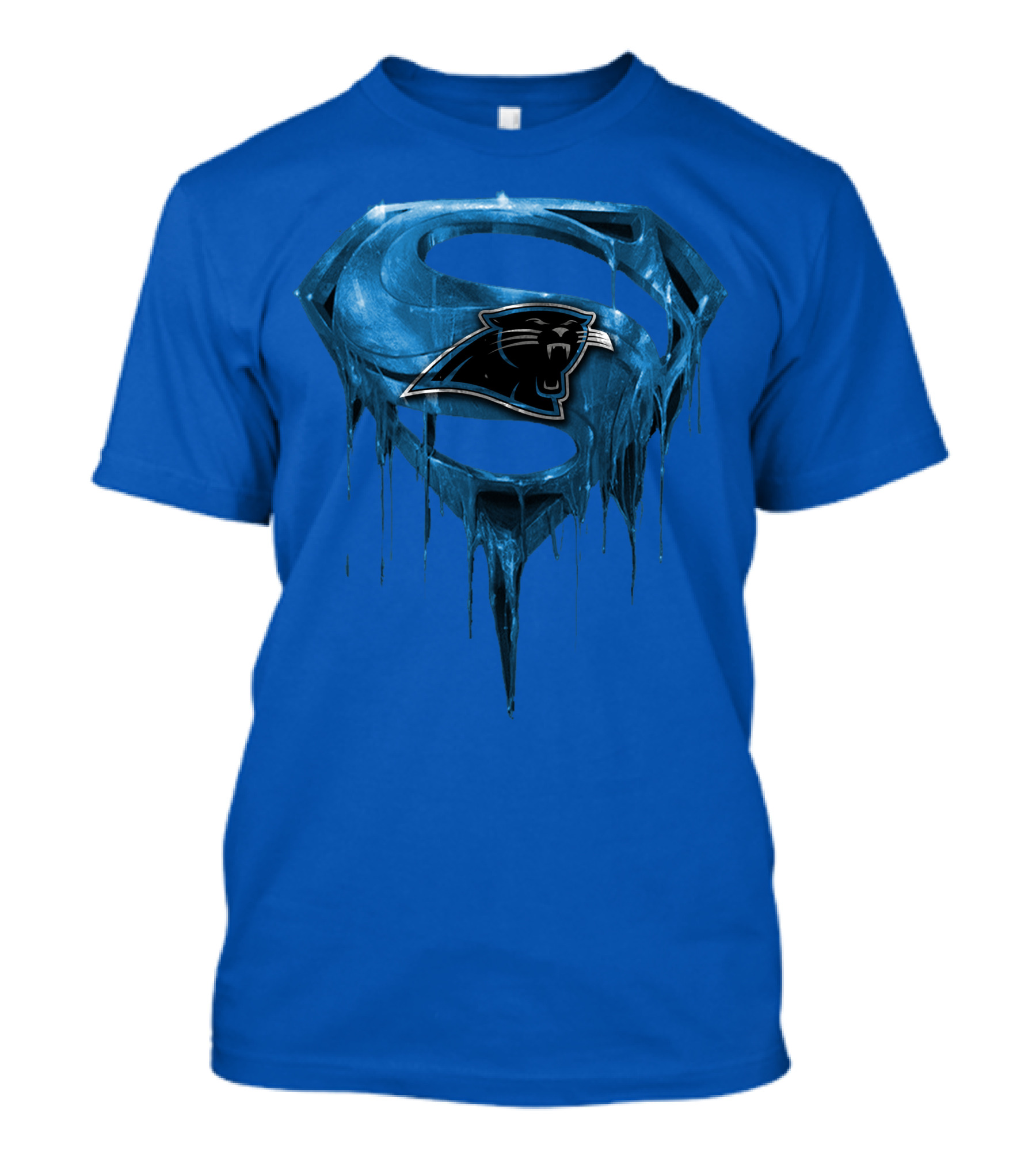 Spm Carolina Panthers Superman Ice T-Shirt
