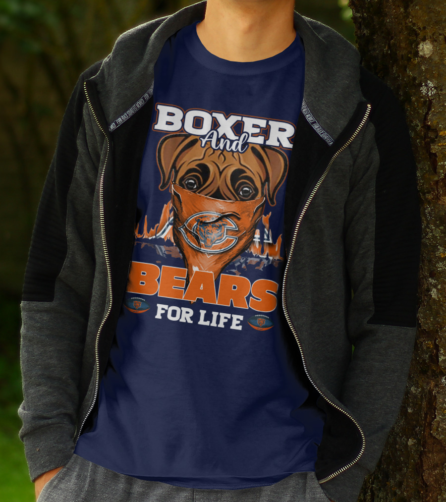 Boxer And Bears For Life Chicago T-Shirt