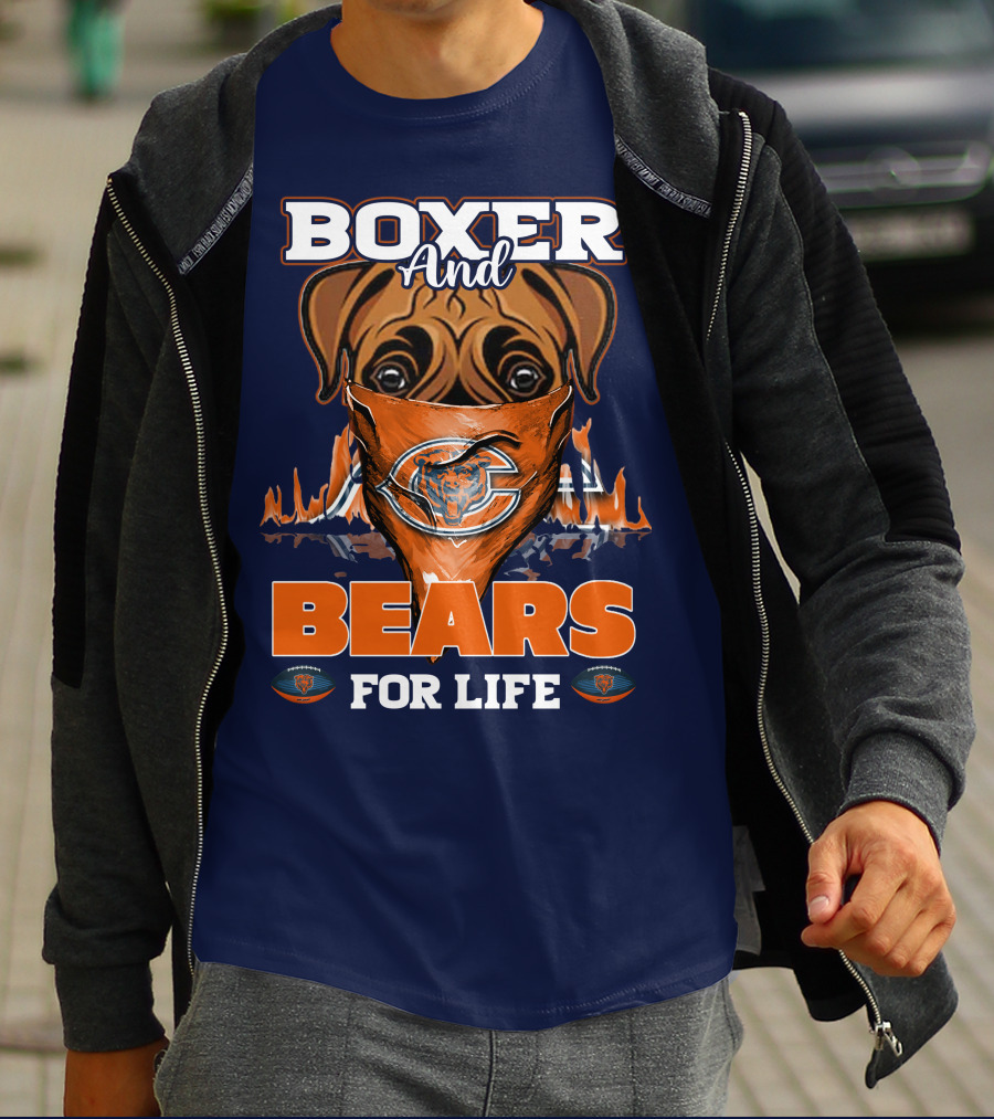 Boxer And Bears For Life Chicago T-Shirt