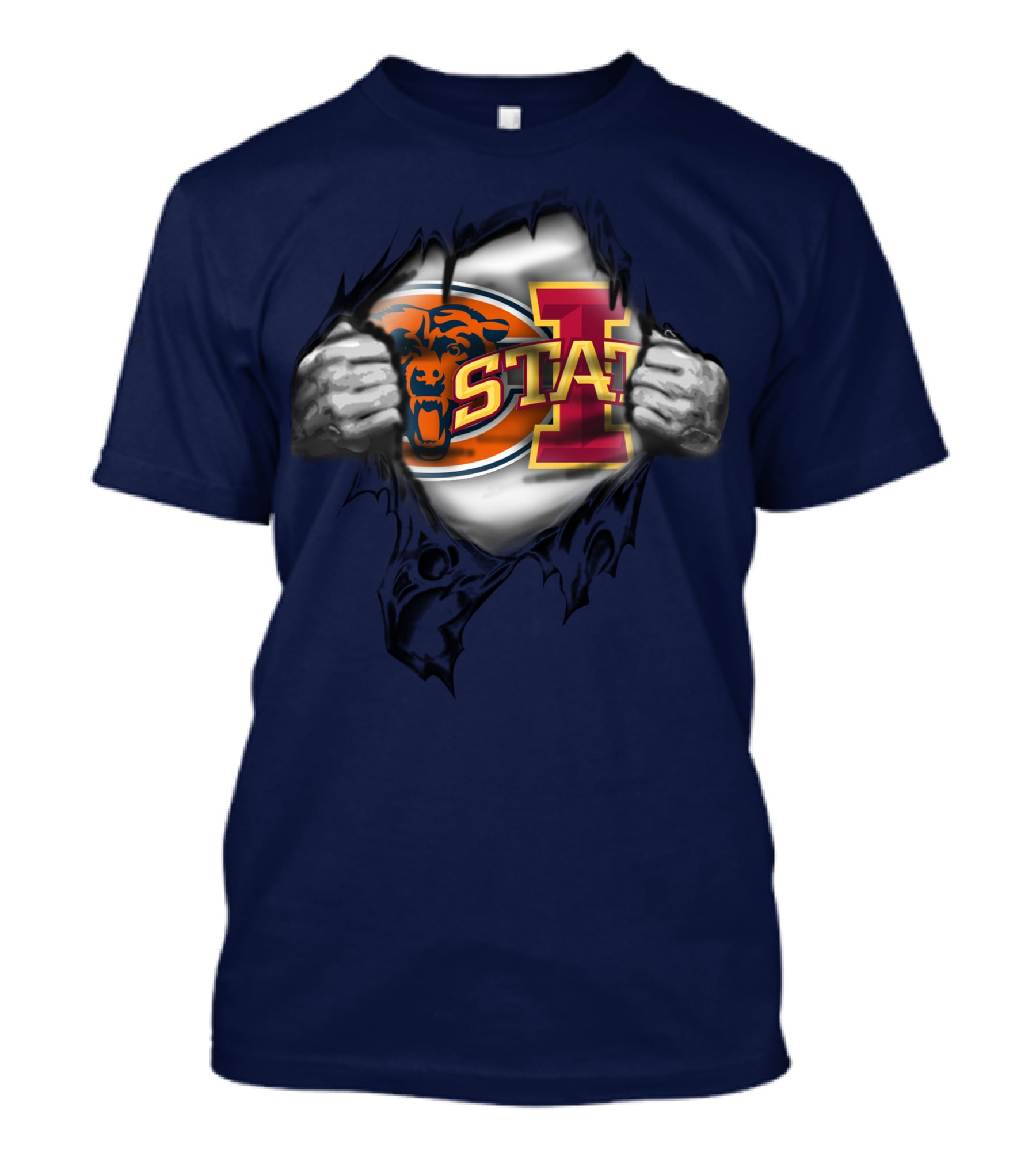 Chicago Bears Iowa State Cyclones T-Shirt