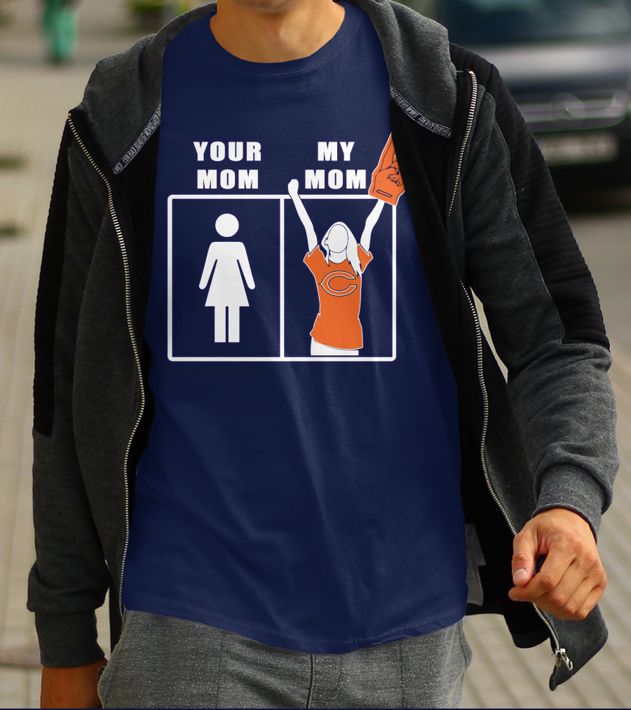 Your Mom My Mom Chicago Bears Fan T-Shirt