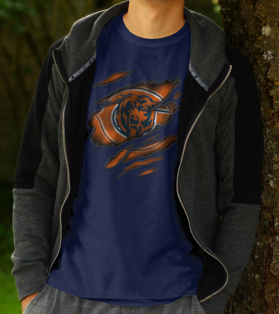 Chicago Bears 42 Claw Scratches T-Shirt