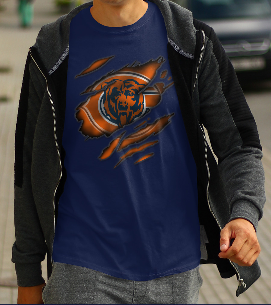 Chicago Bears 42 Claw Scratches T-Shirt