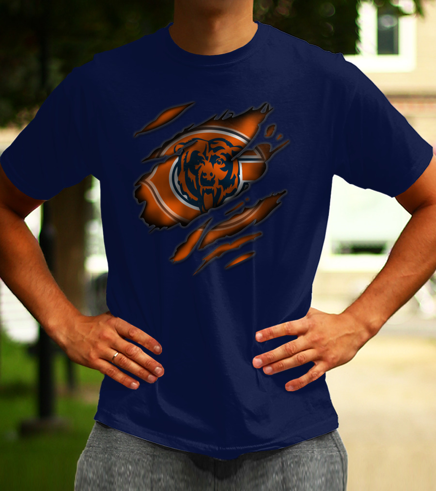 Chicago Bears 42 Claw Scratches T-Shirt