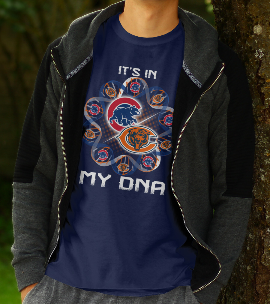 It's In My Dna Chicago Bears Logos T-Shirt