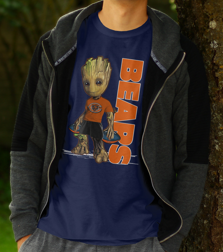 Groot Bears Chicago Nfl Football Fan T-Shirt