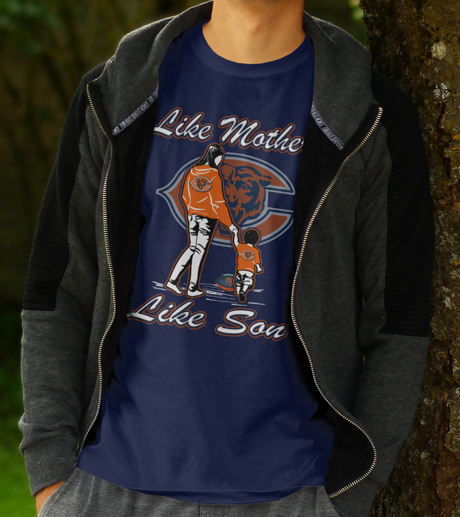 Like Mother Like Son Chicago Bears T-Shirt