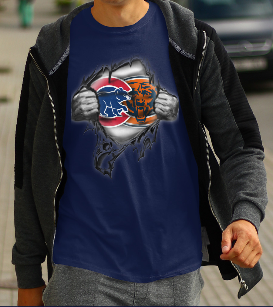 Chicago Bears Cubs Fusion 61 T-Shirt