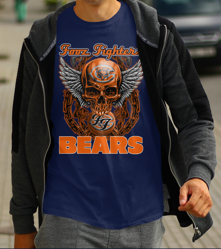 Fooz Fighters Chicago Bears T-Shirt