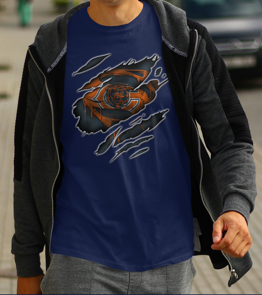 Chicago Bears Claw Mark T-Shirt