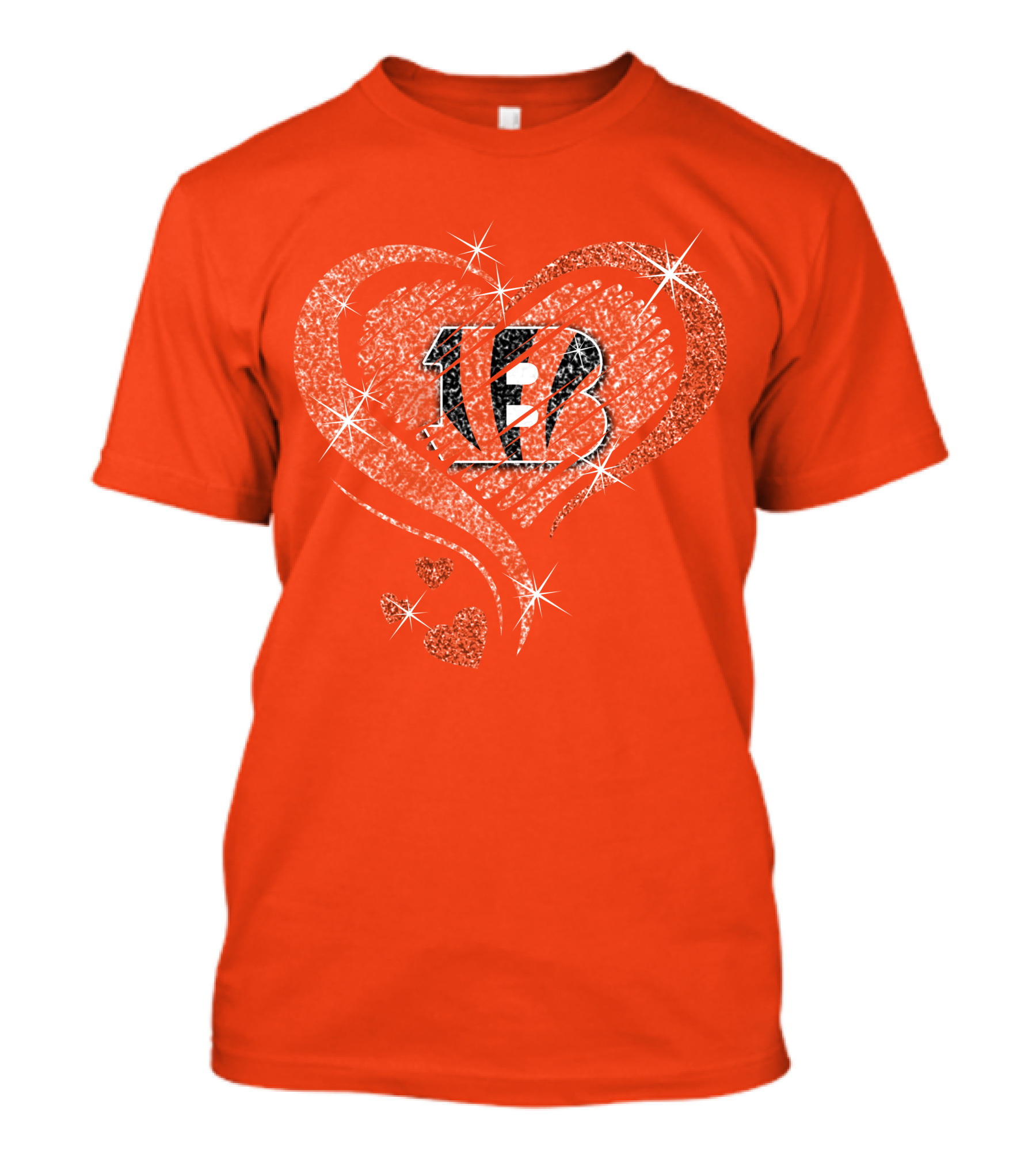 Heart Diamond Bengals Love T-Shirt