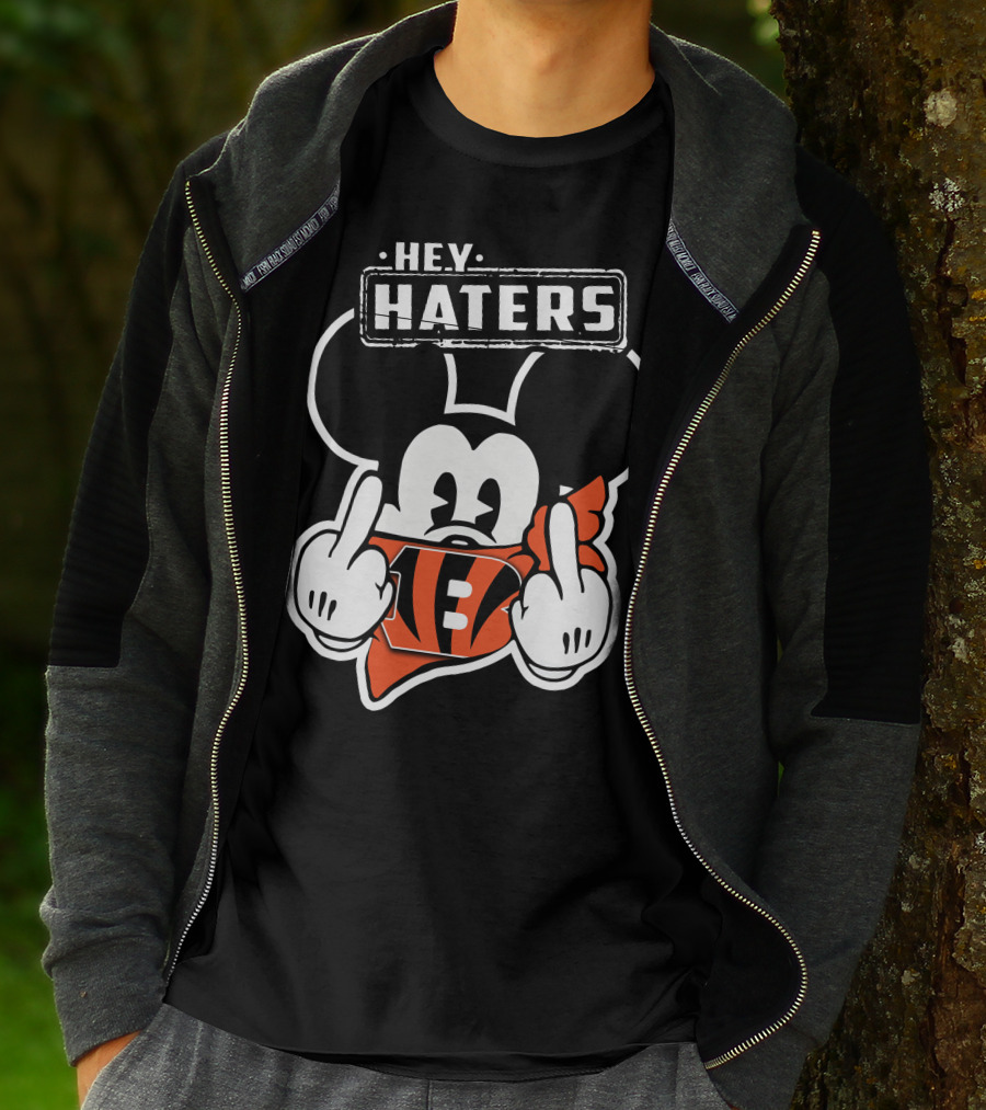 HEY HATERS Mick CINCINNATI BENGALS T-Shirt