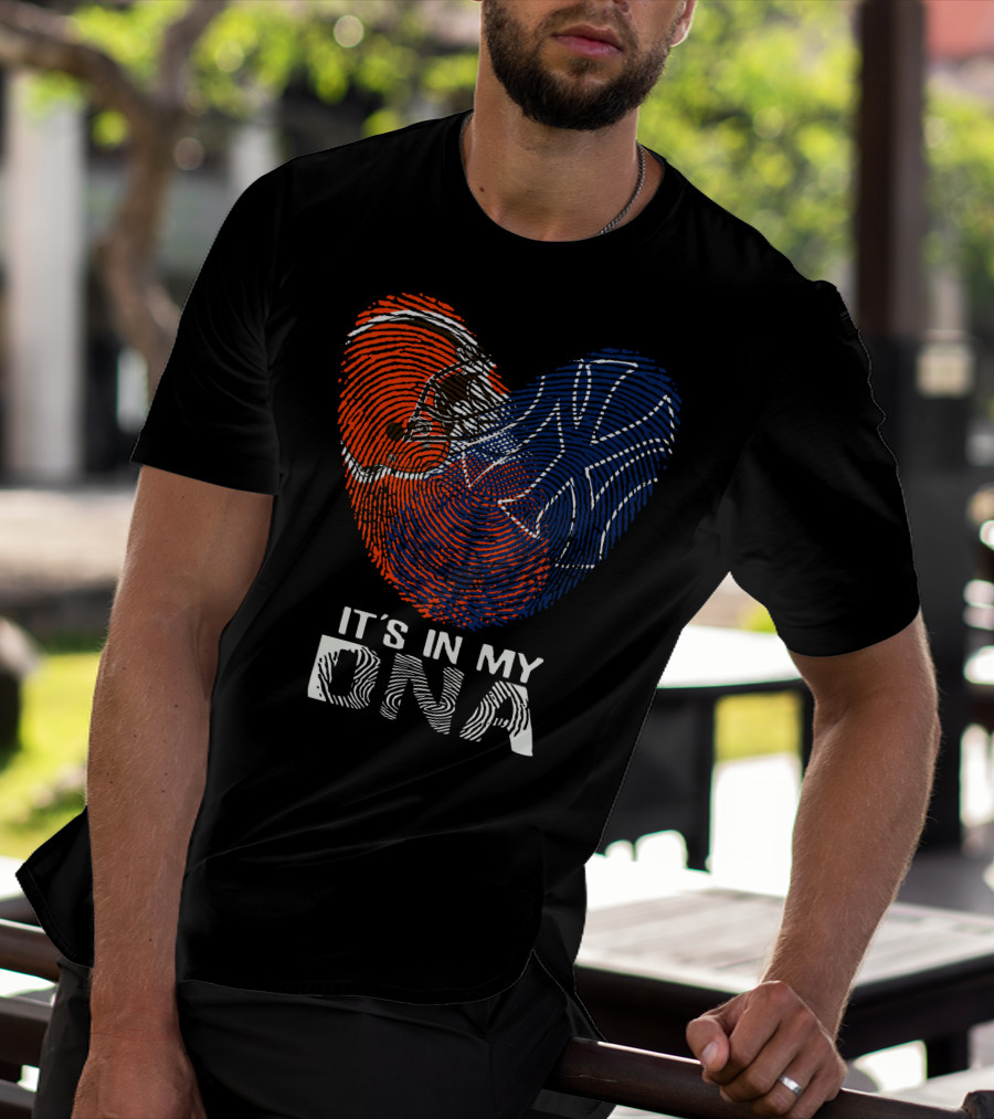 Cleveland Browns New York Yankees It's In My Dna T-Shirt