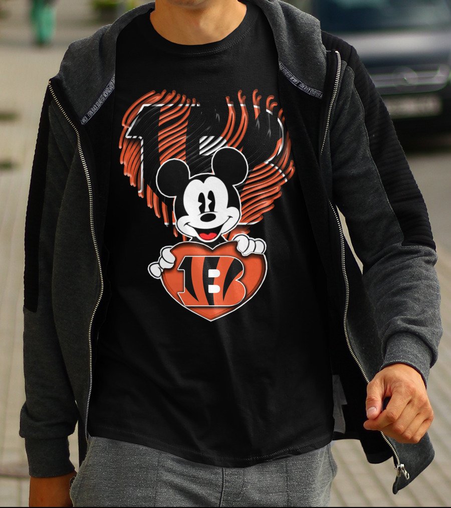 Mickey Mouse Cincinnati Bengals T-Shirt