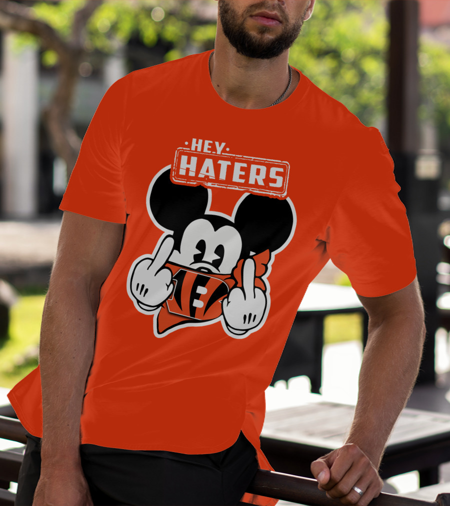 Hey Haters Mick V2 Cincinnati Bengals T-Shirt