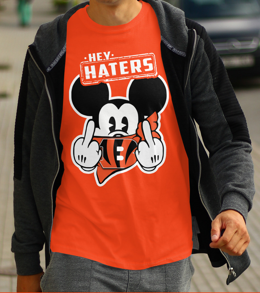 Hey Haters Mick V2 Cincinnati Bengals T-Shirt