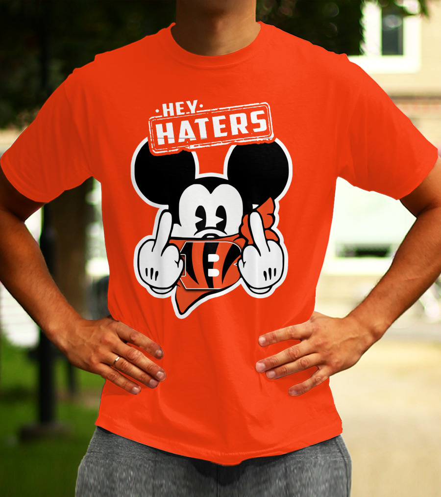 Hey Haters Mick V2 Cincinnati Bengals T-Shirt