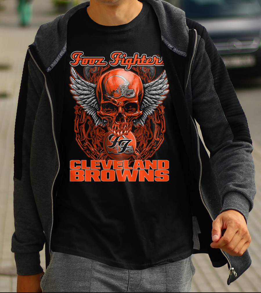 Fooz Fighters Cleveland Browns T-Shirt