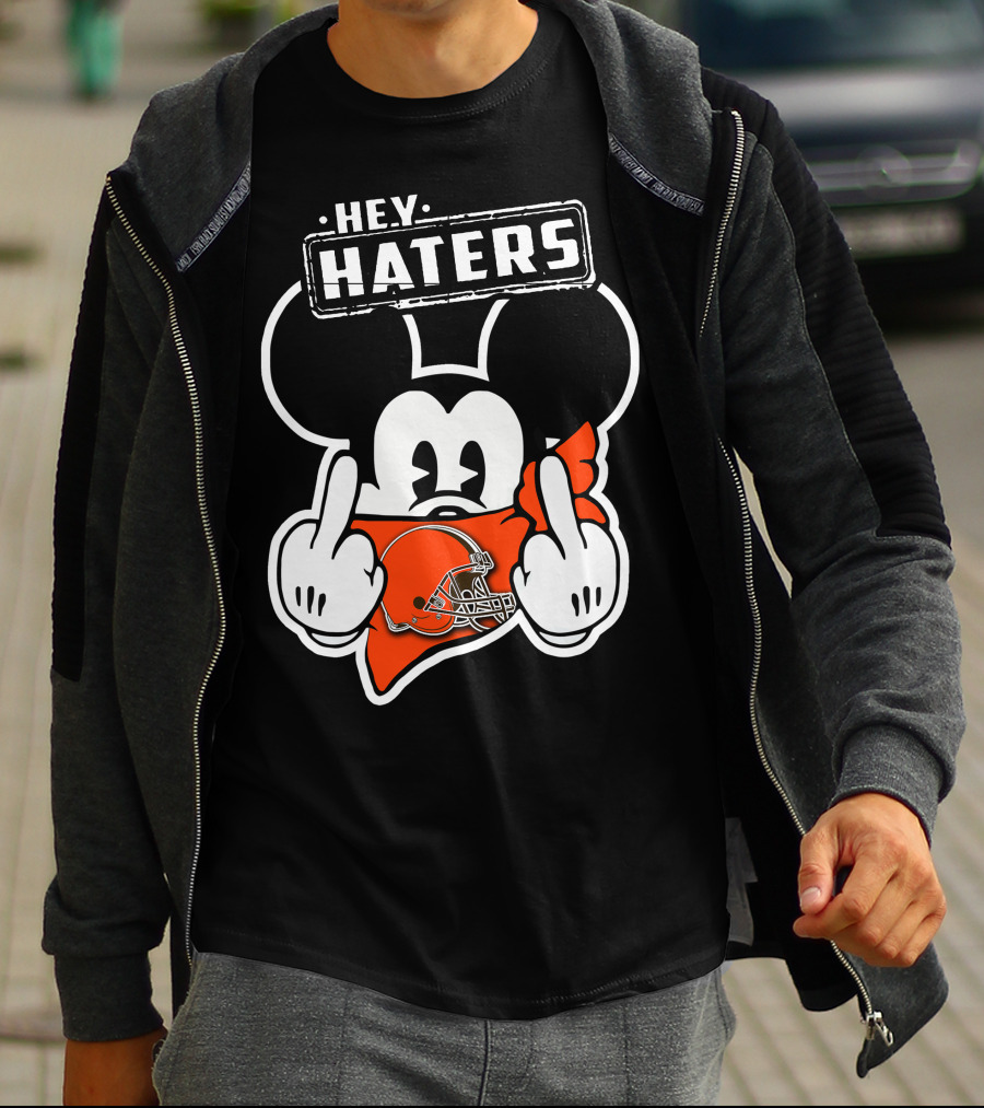Hey Haters Cleveland Browns T-Shirt