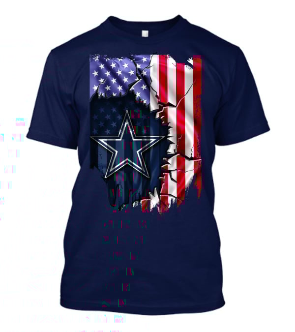 American Flag Dallas Cowboys Star T-Shirt
