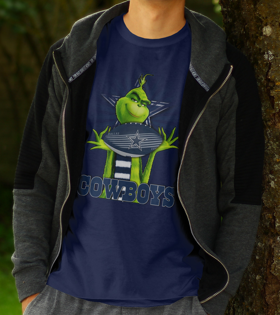 Grinch Dallas Cowboys Football T-Shirt
