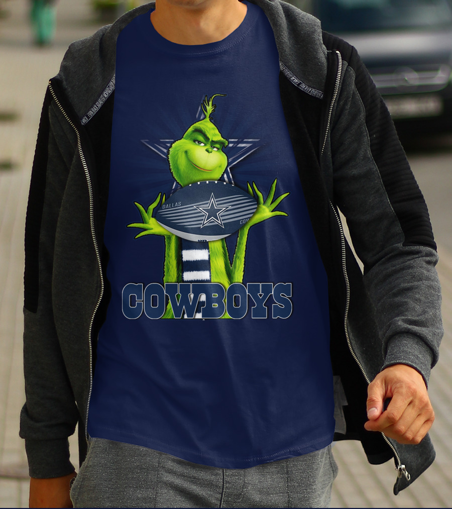 Grinch Dallas Cowboys Football T-Shirt