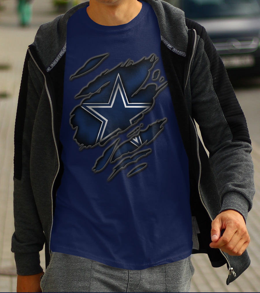 Torn Dallas Cowboys Star T-Shirt